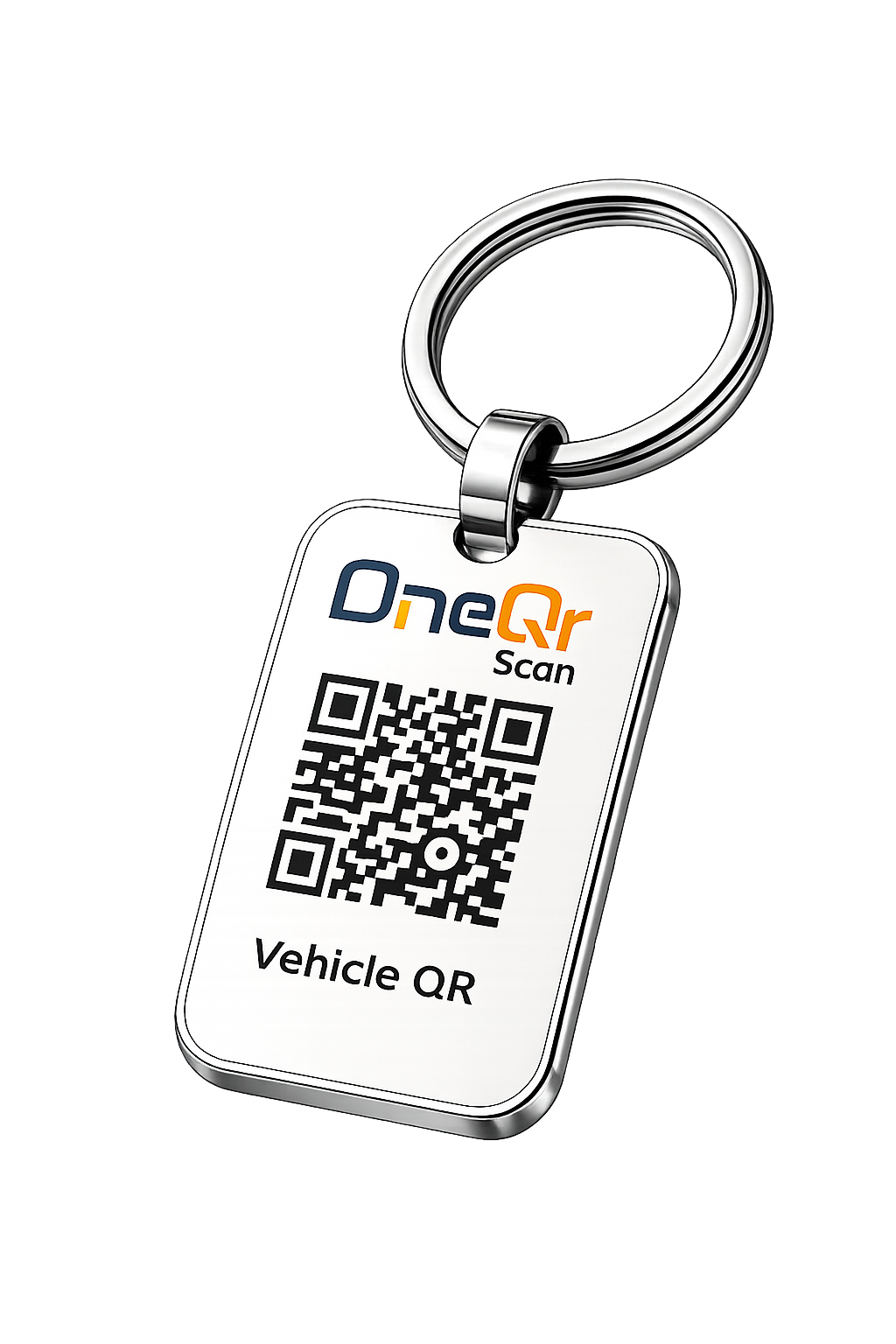 Vehicle QR Keychain Side